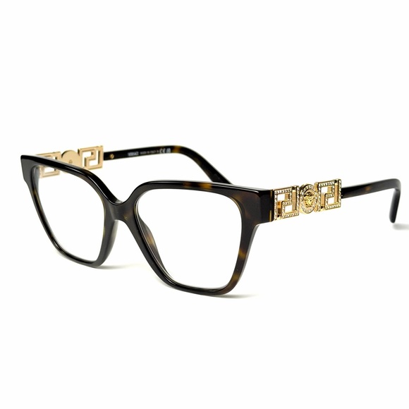 Versace Mod 3358B 108 Glasses Havanna with Gold New Authentic - Picture 5 of 8